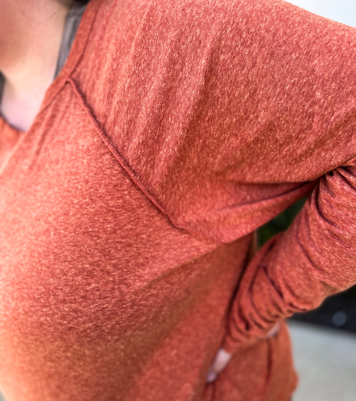 Raw Hem Top