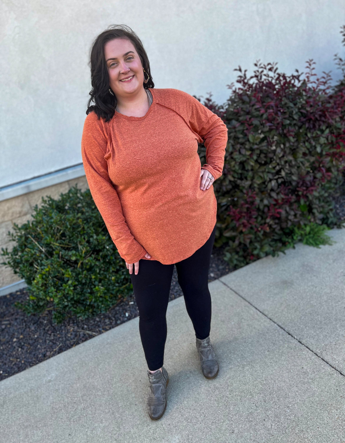 Raw Hem Top
