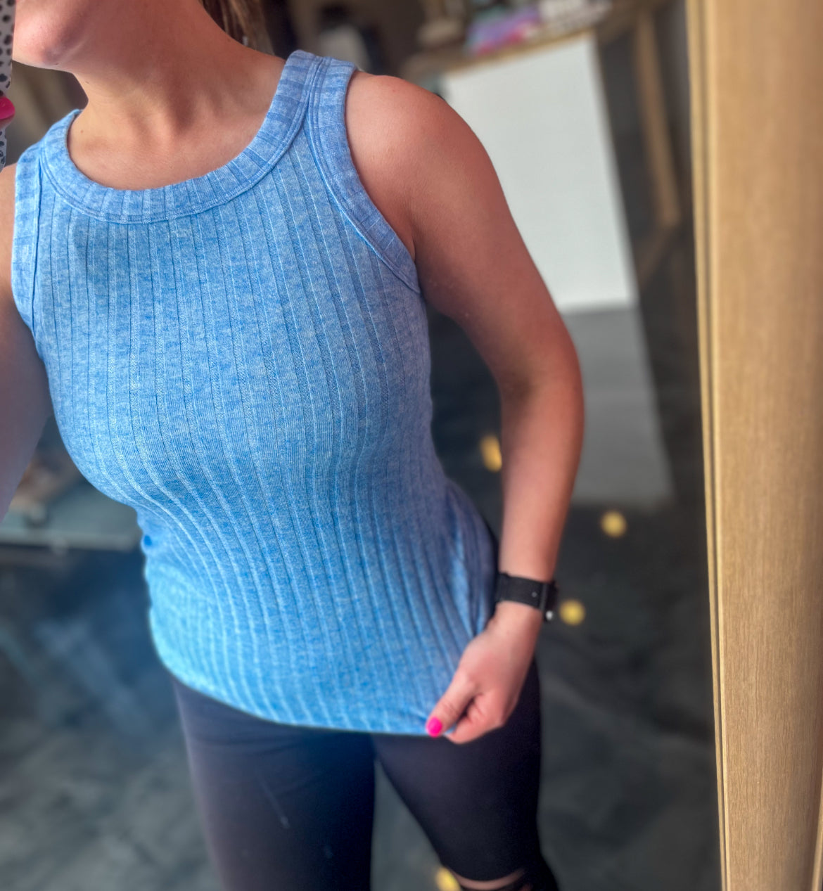 Chunky Rib Knit Tank