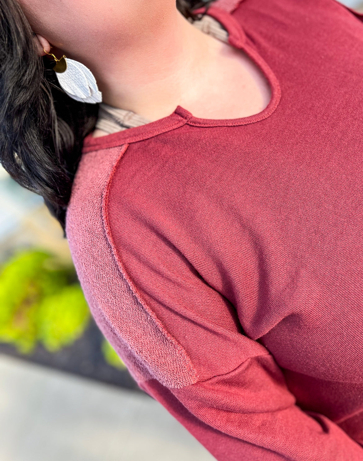 Reverse Contrast Top