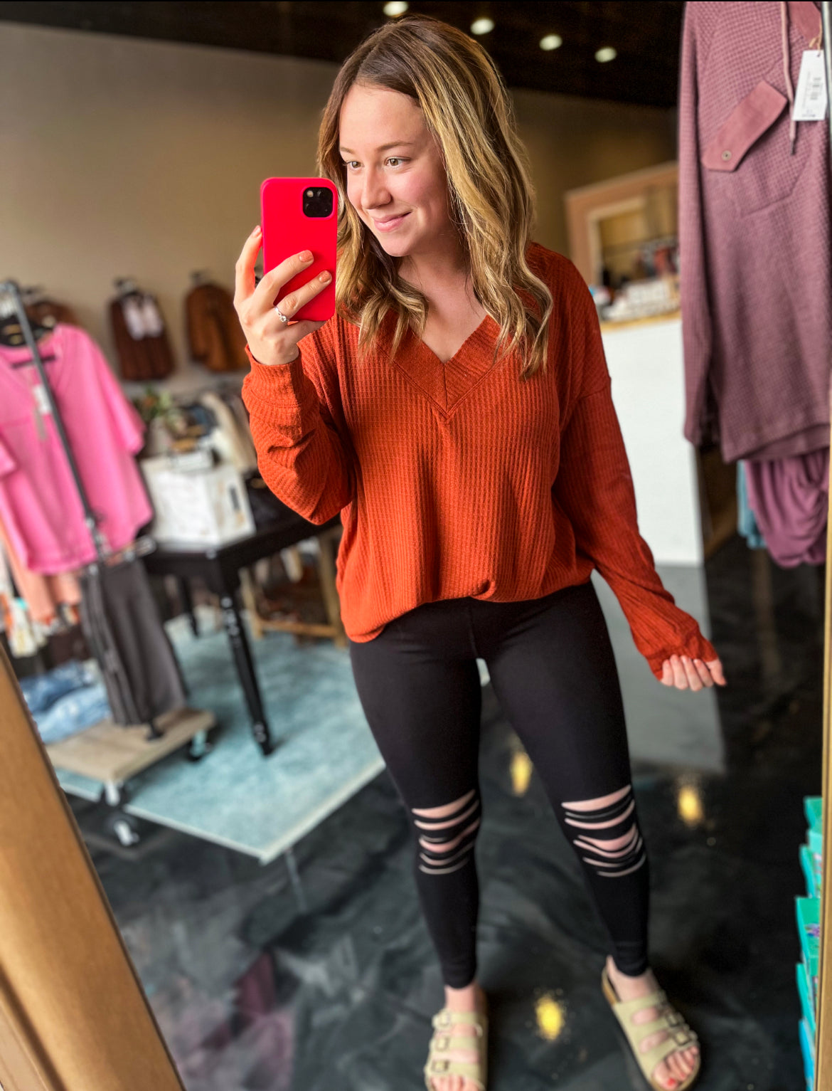 Laser-Cut Highwaist Leggings