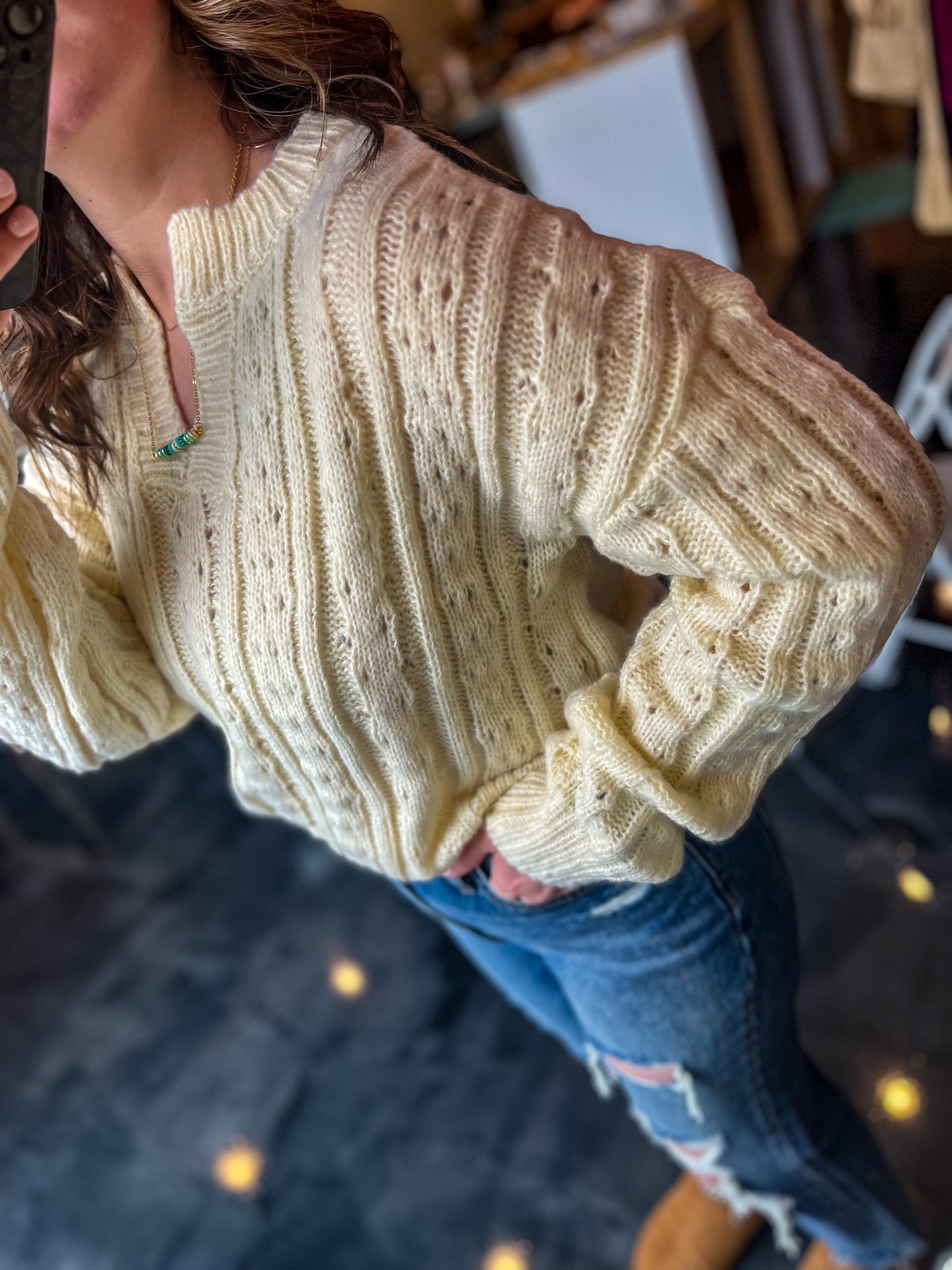 Cable Knit Sweater