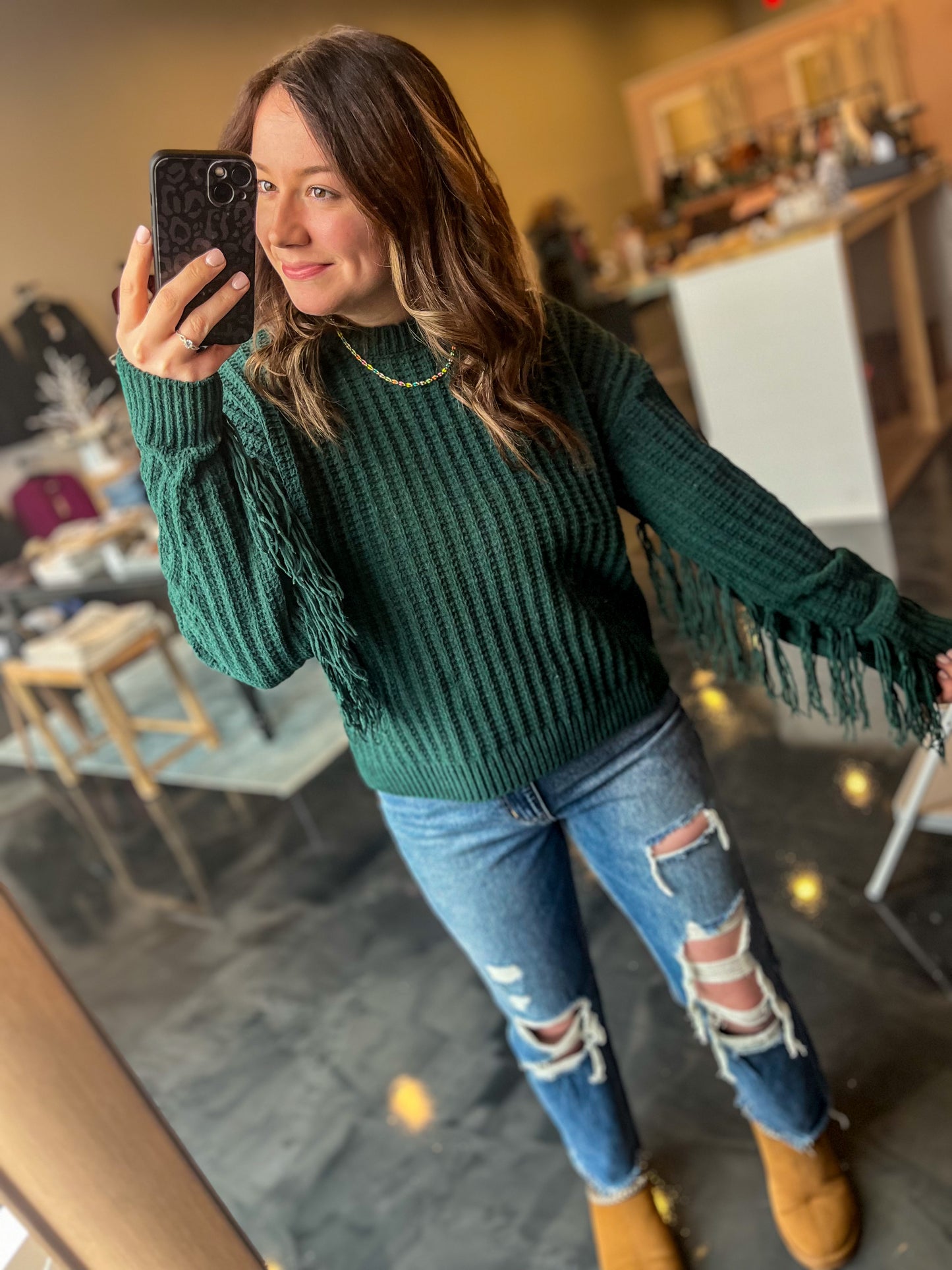 Fringe Detail Sweater