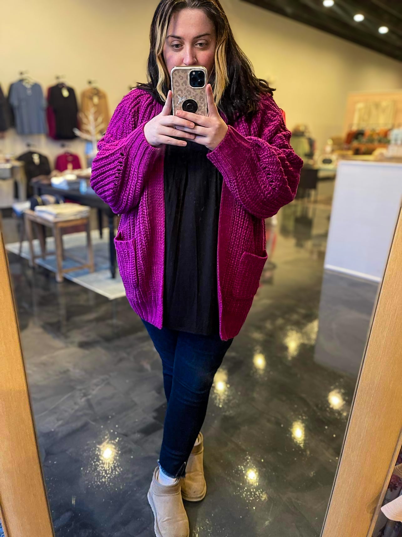 Knit Sweater Cardigan