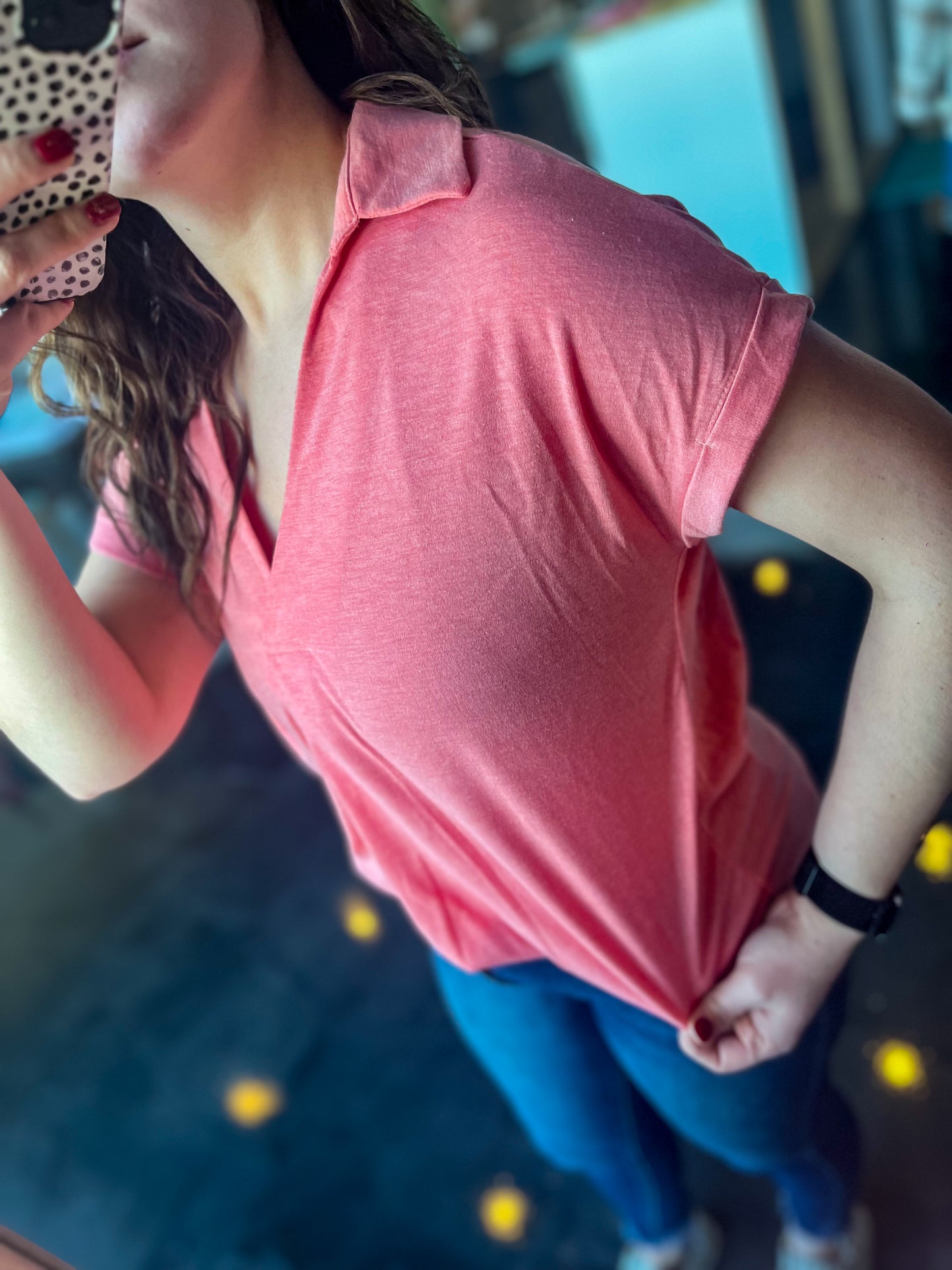 Solid Basic Button Detail Top