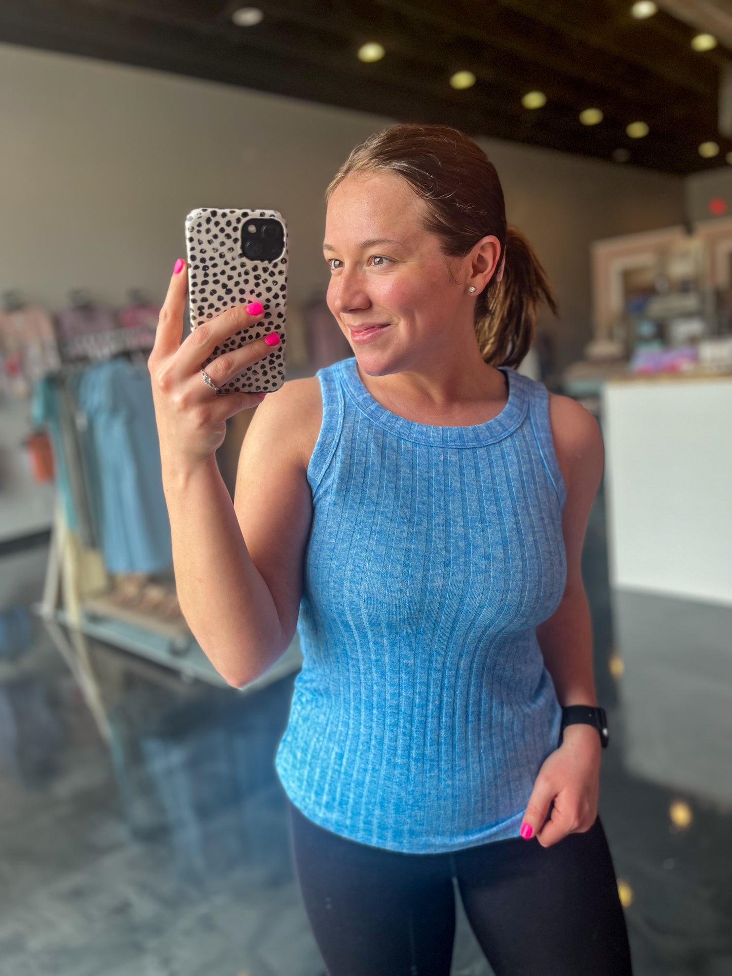 Chunky Rib Knit Tank