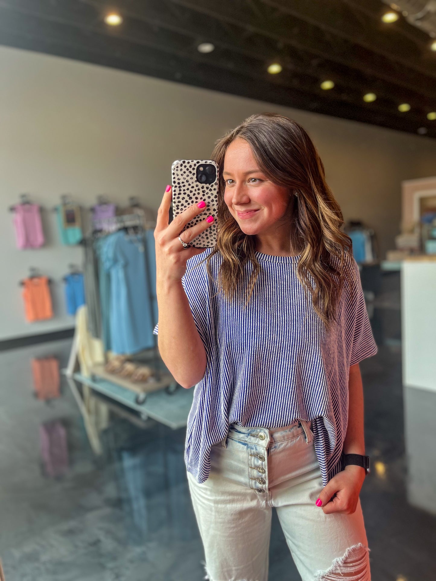 Striped Urban Knit Top