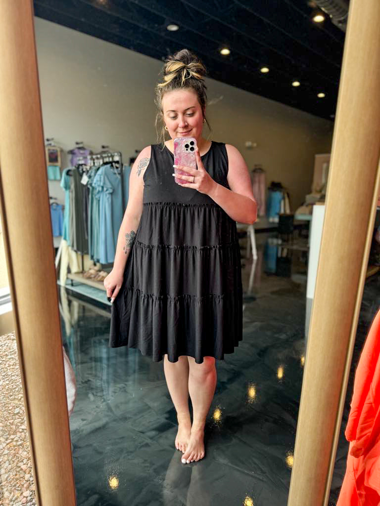 Raw Hem Dress