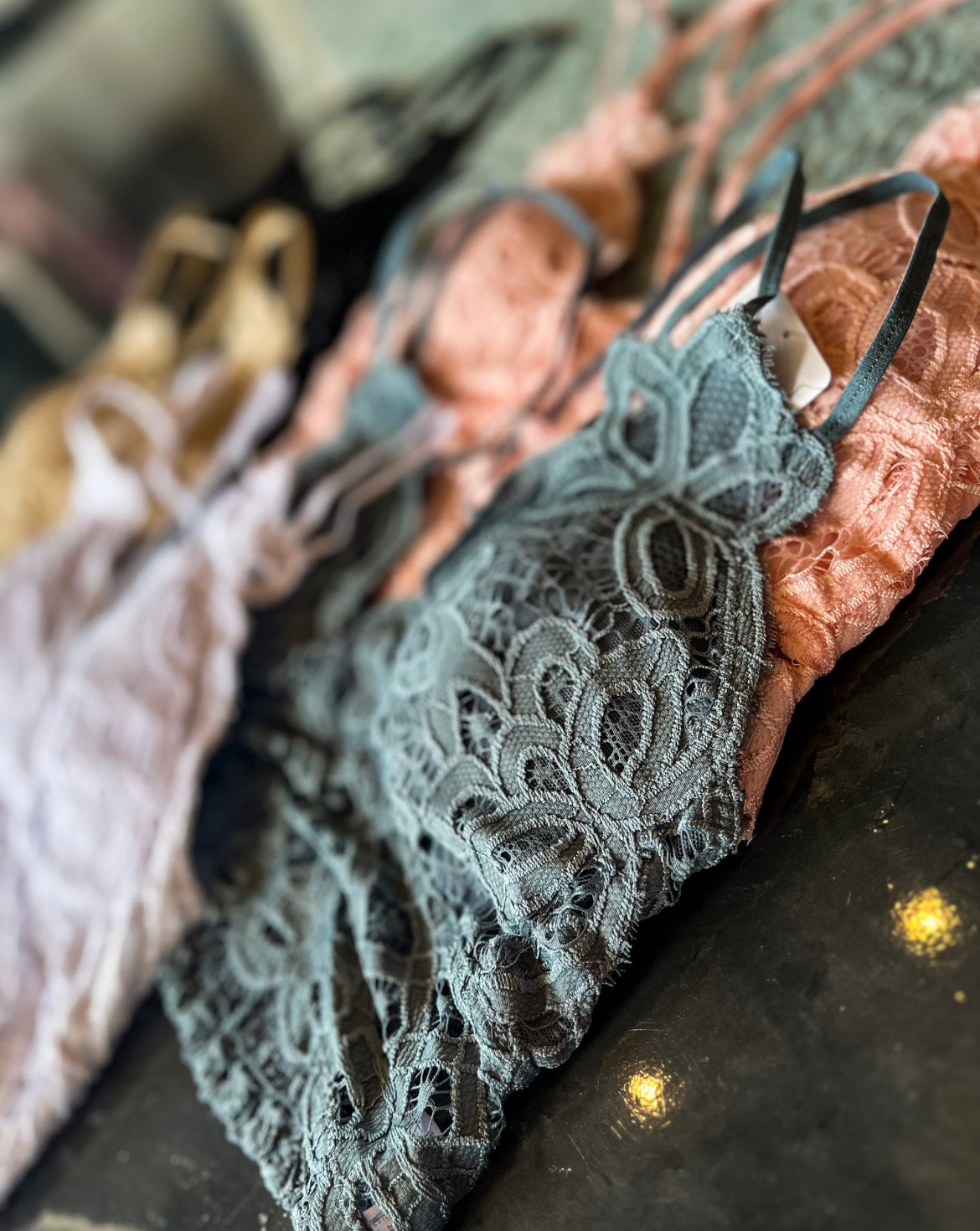 Scalloped Lace Bralette