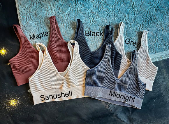 Vintage Reversible Chevron Bralette
