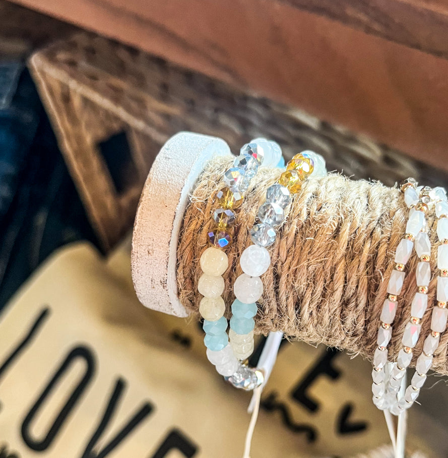 Double Row Beaded Bracelet