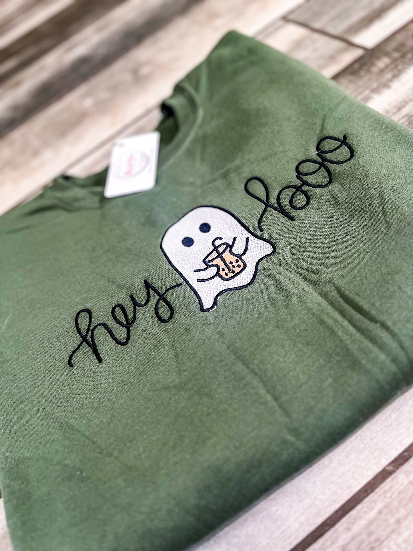 Hey Boo Ghost Sweatshirt