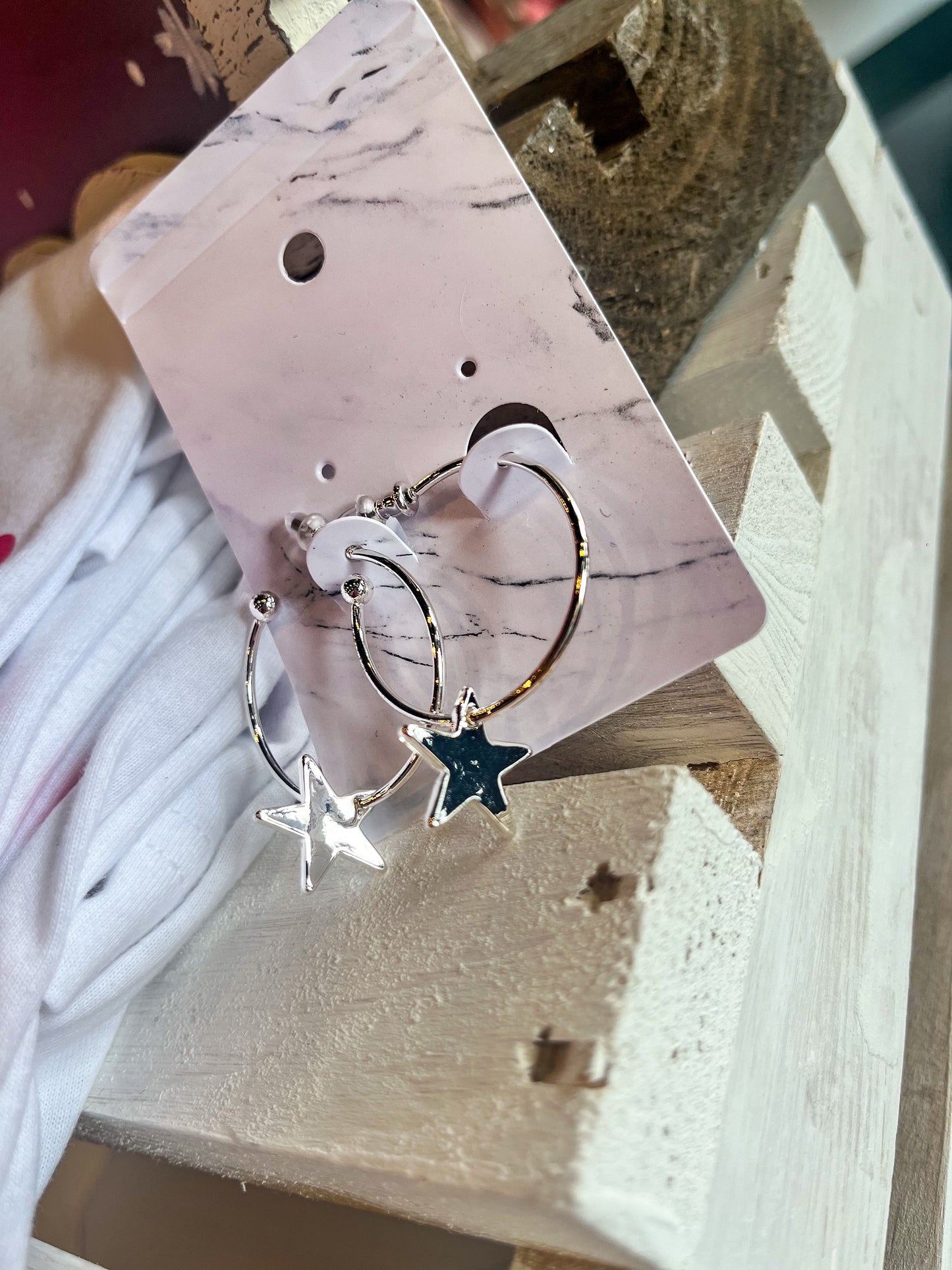 Star Charm Earrings