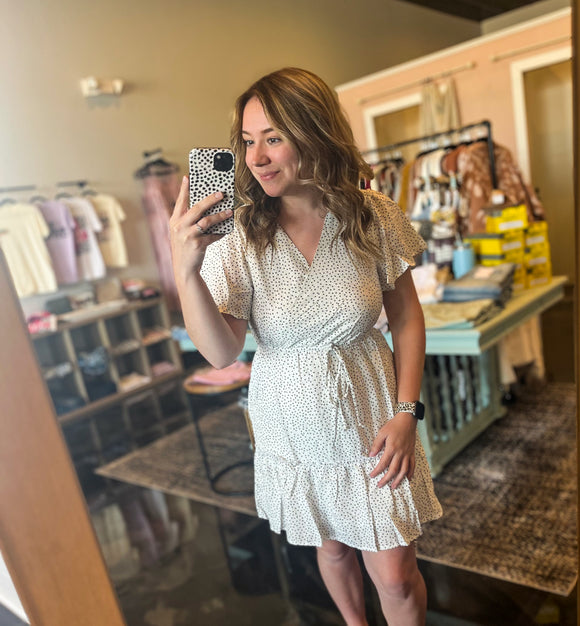 Polka Dot Ruffle Dress